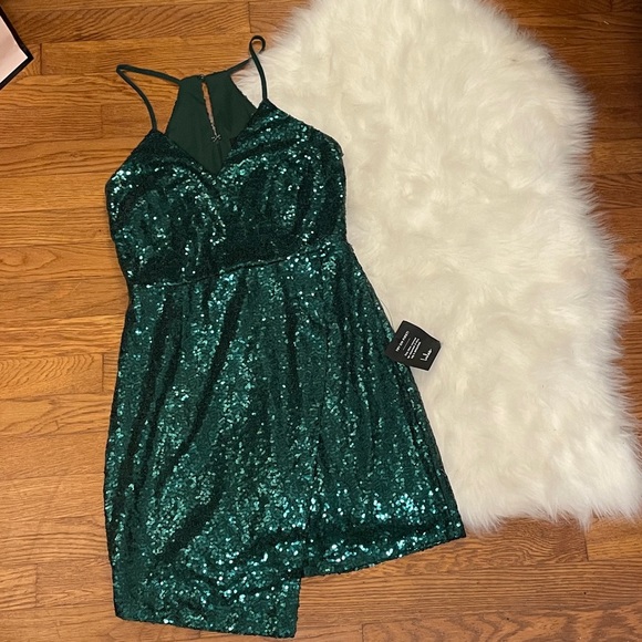 Lulus Dresses & Skirts - Green Sequin Lulus Dress